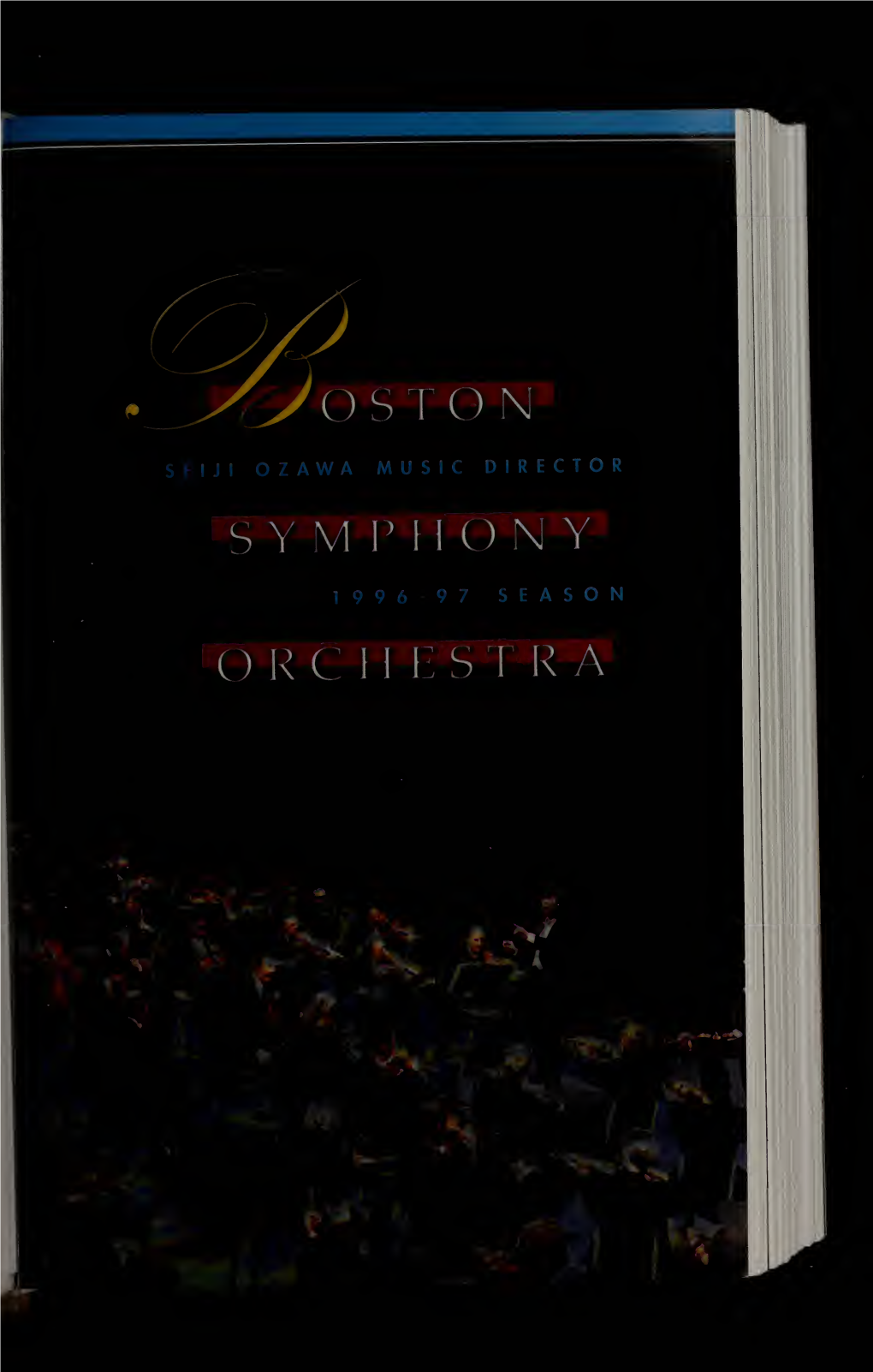Boston Symphony Orchestra Concert Programs, Season 116, 1996-1997, Subscription, Volume 01