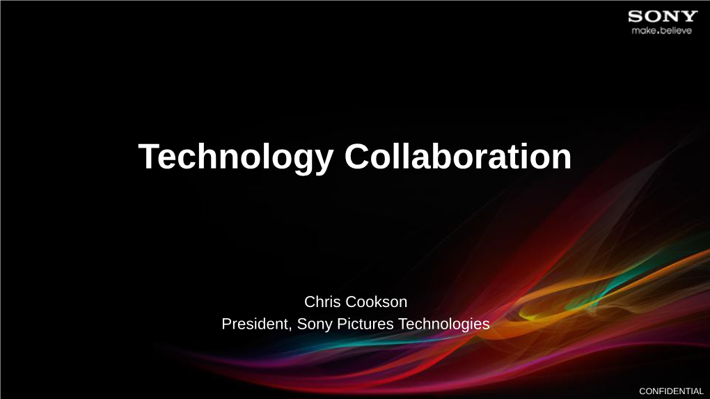 Sony-SPE Technology Collaboration: 4K/UHD