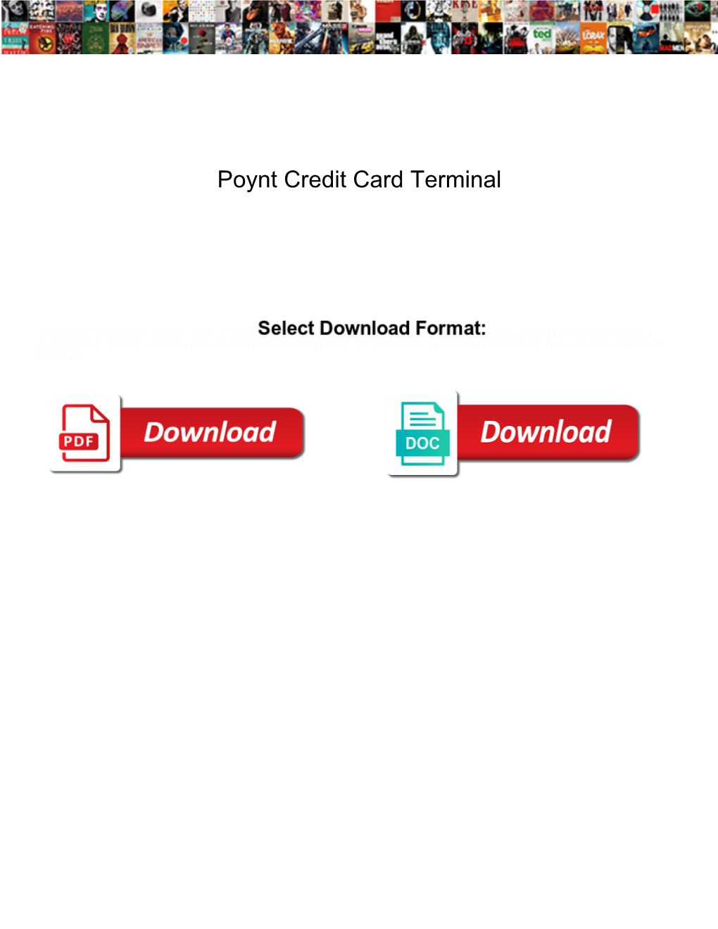 Poynt Credit Card Terminal