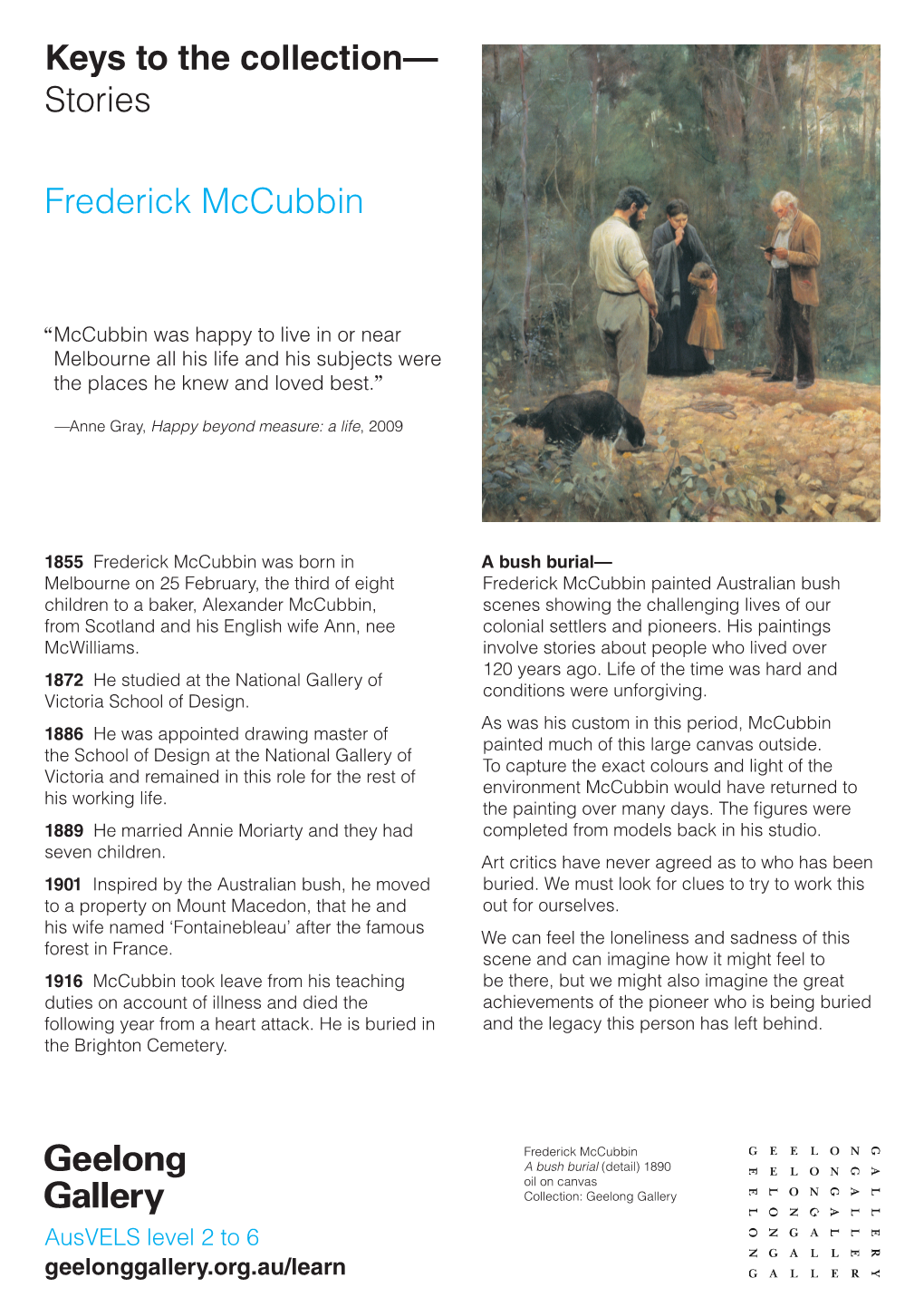 Stories Frederick Mccubbin