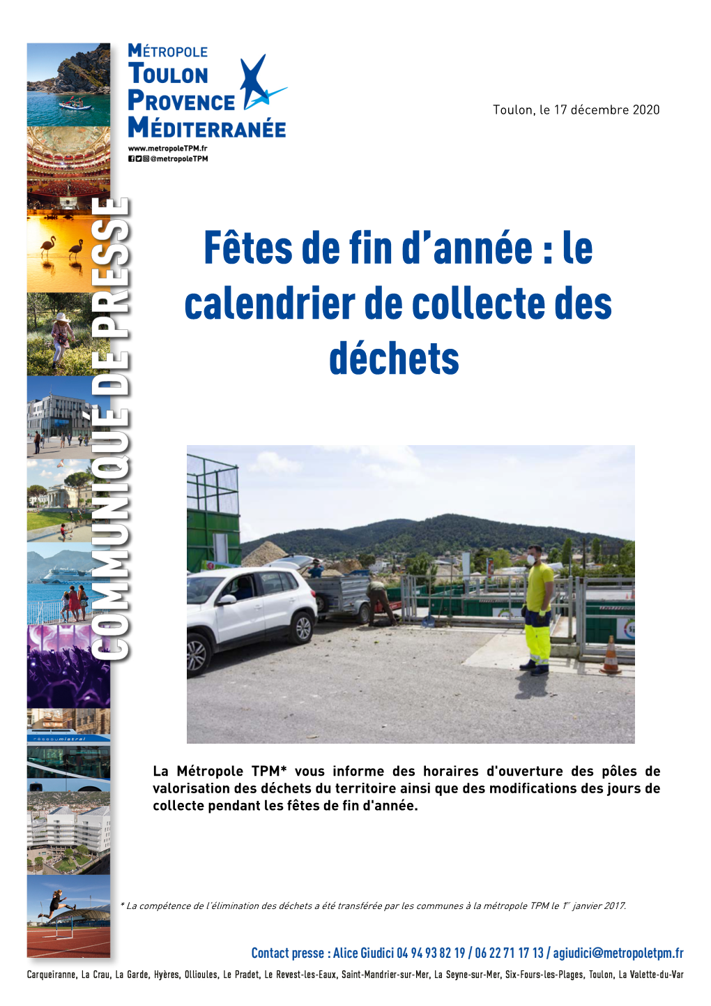 Calendrier De Collecte Des Déchets