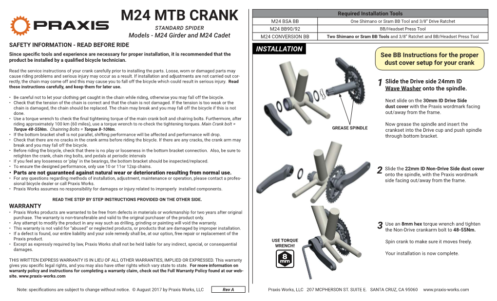 M24 Mtb Crank