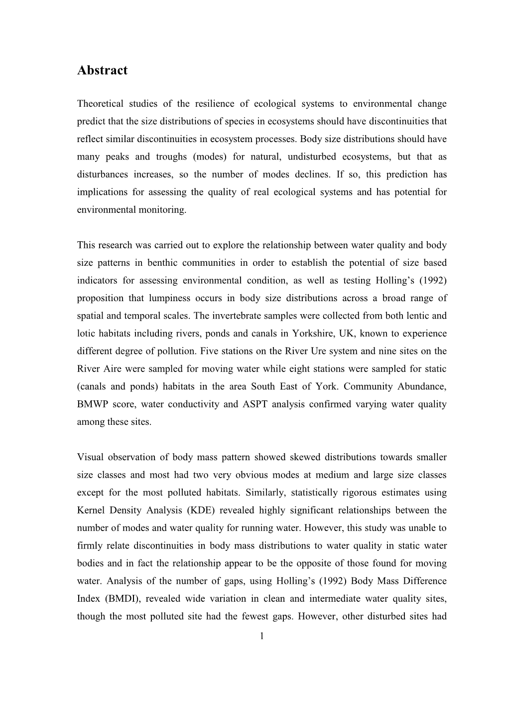 Figure 5.11. Biological Monitoring Working Party (BMWP) Scores 166 Figure 5.12 Average Score Per Taxon (ASPT) for Ponds and Canal Sites