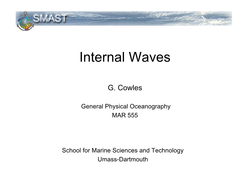 Internal Waves