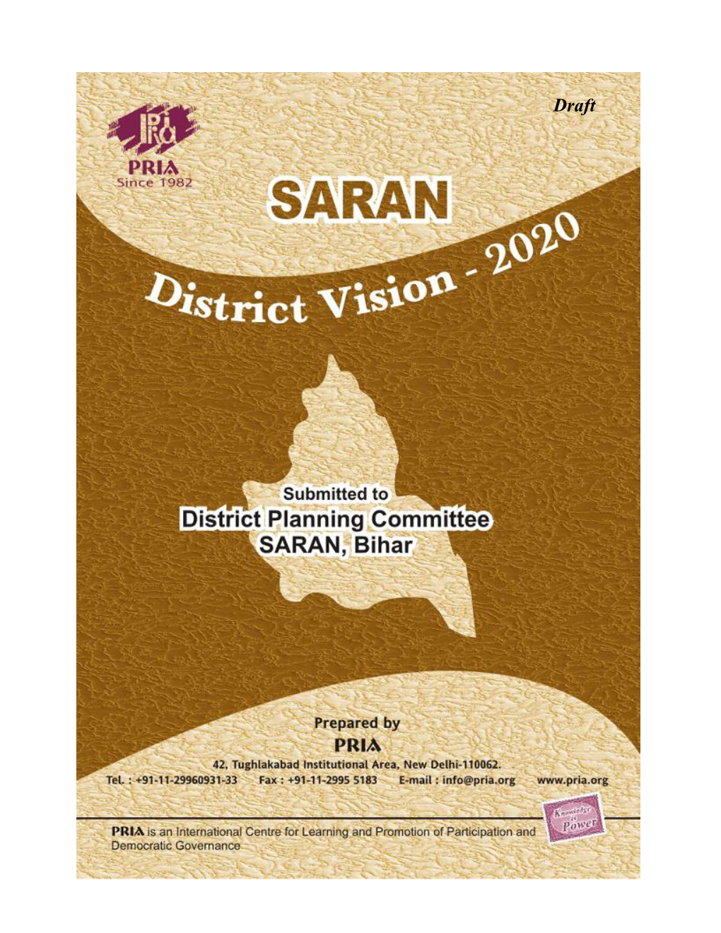 District Vision 2020 (Saran)