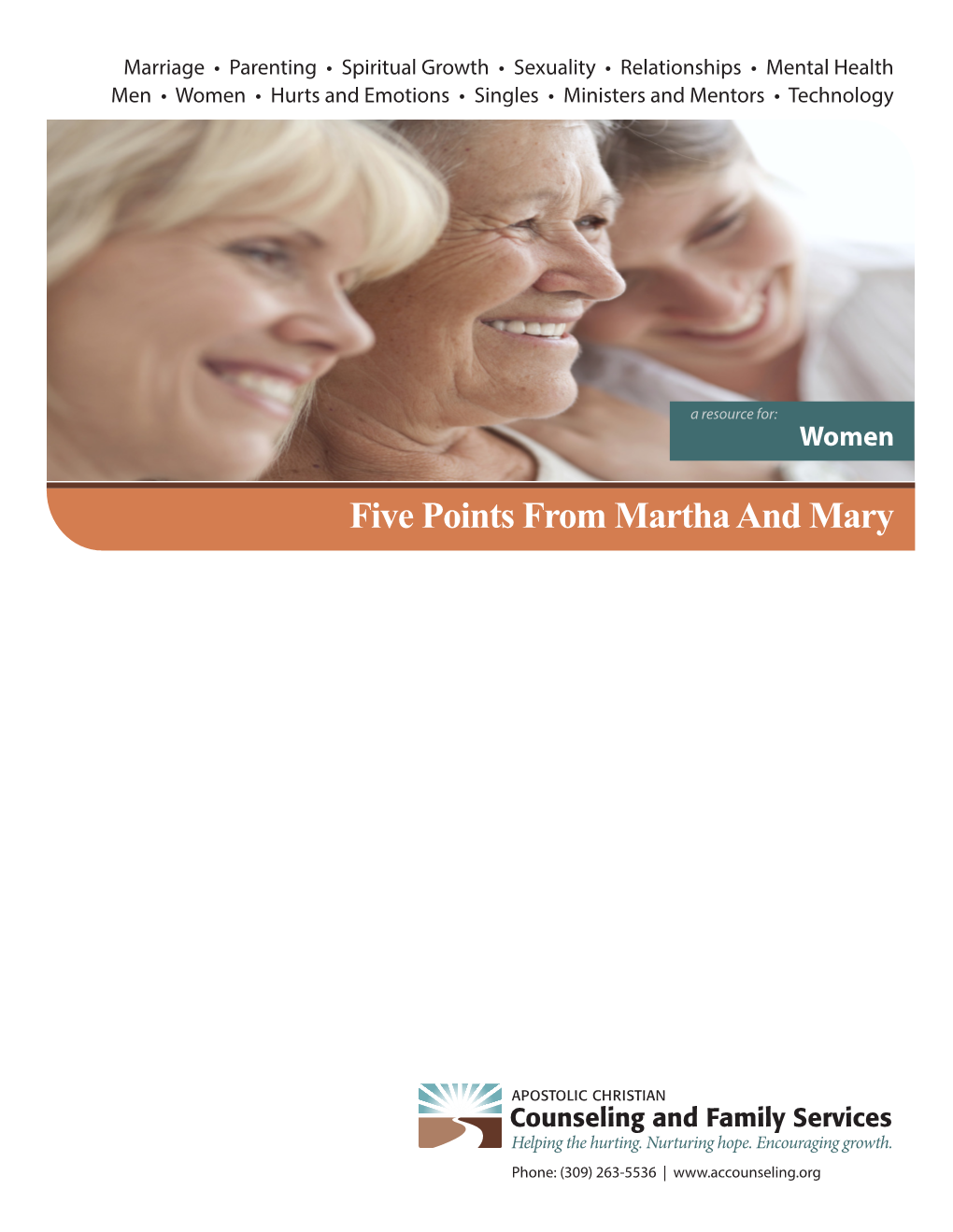 Five Points from Martha and Mary