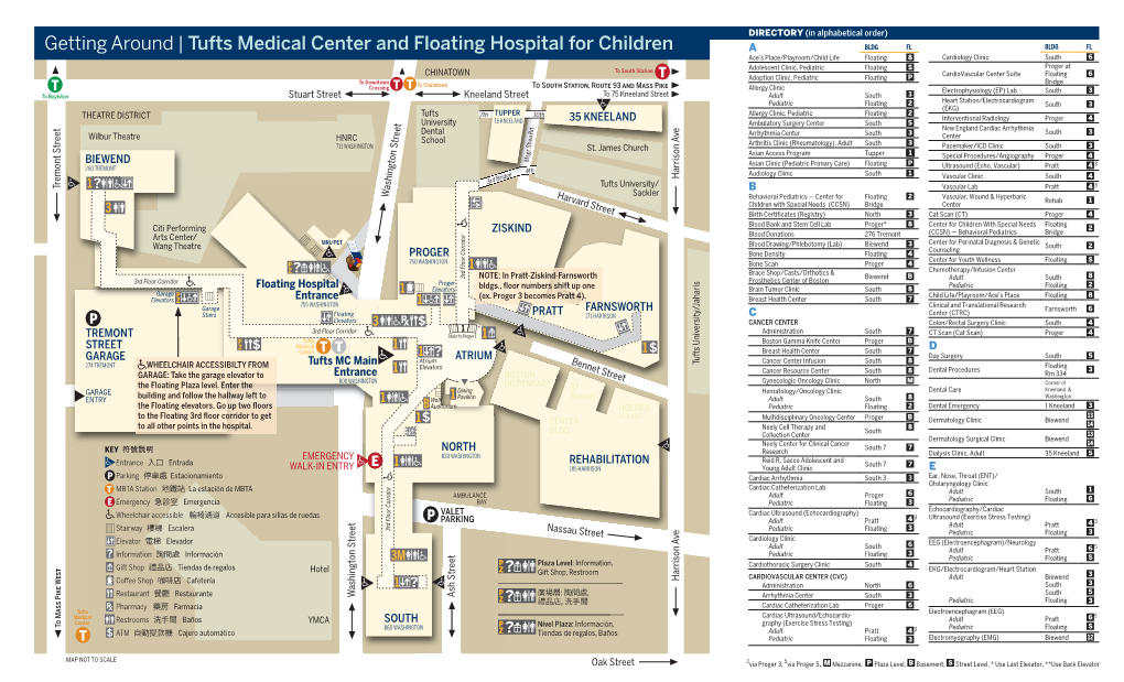 Getting Around | Tufts Medical Center and Floating Hospital for Children