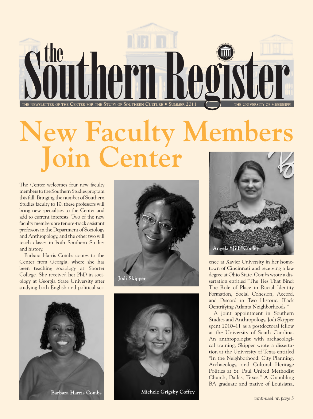 New Faculty Members Join Center