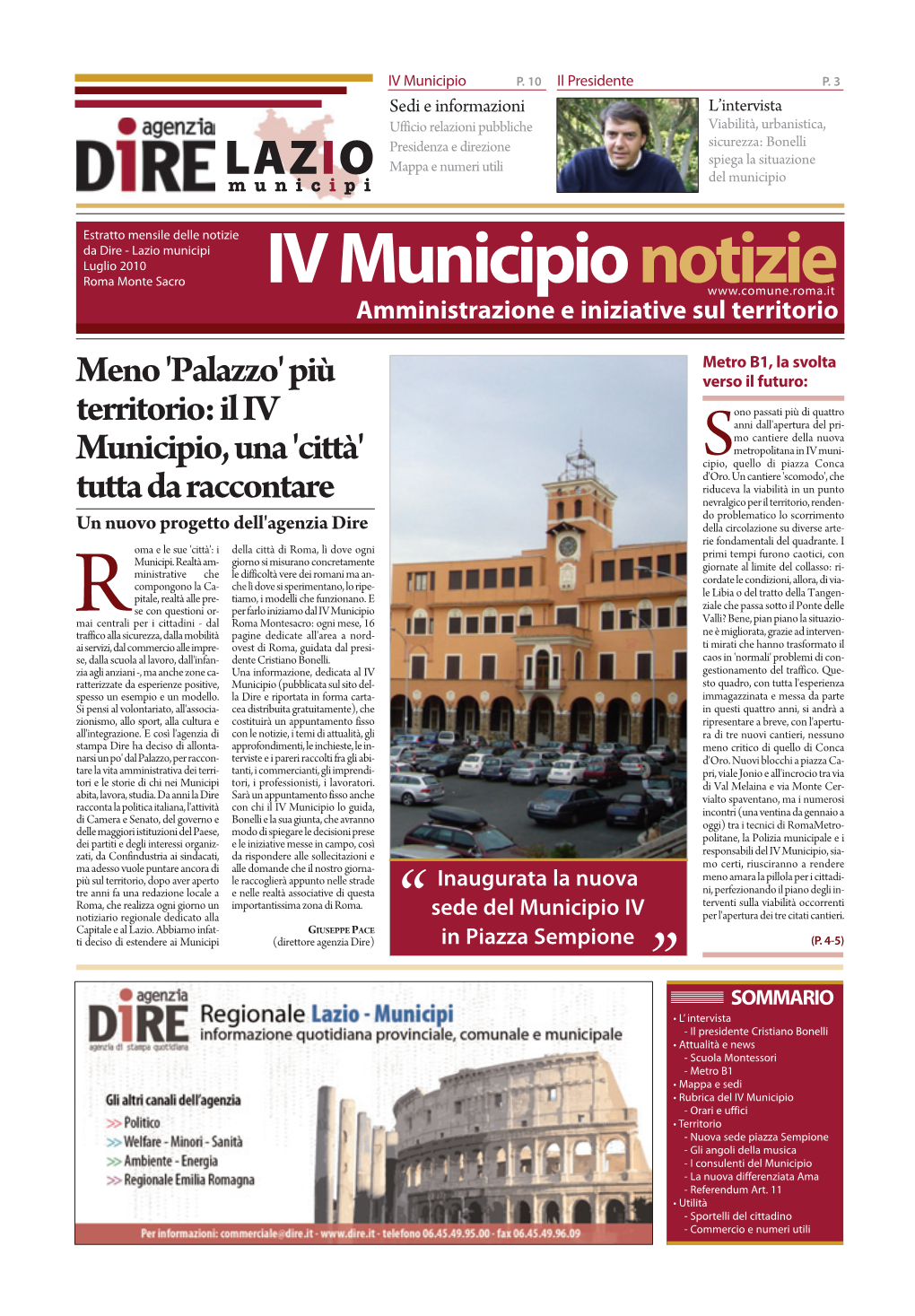 IV Municipio Notizie Amministrazione E Iniziative Sul Territorio