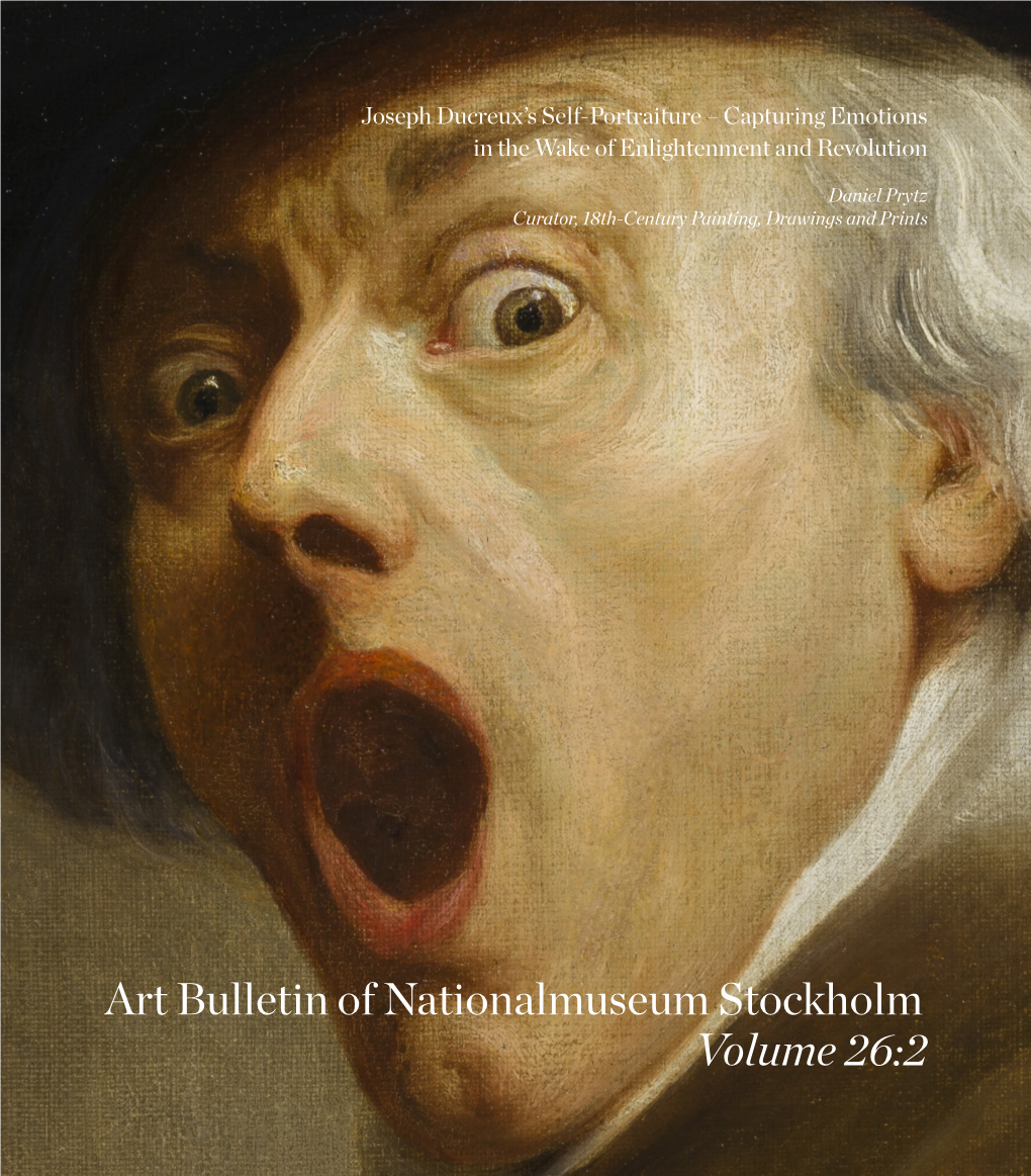 Art Bulletin of Nationalmuseum Stockholm Volume 26:2