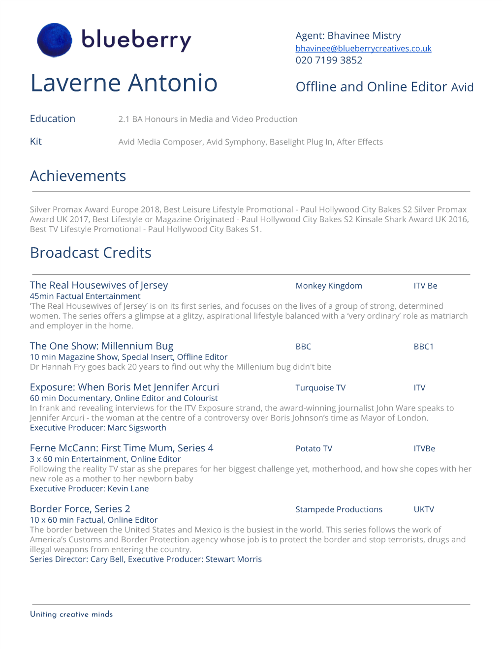 Laverne Antonio Offline and Online Editor​ A​ Vid