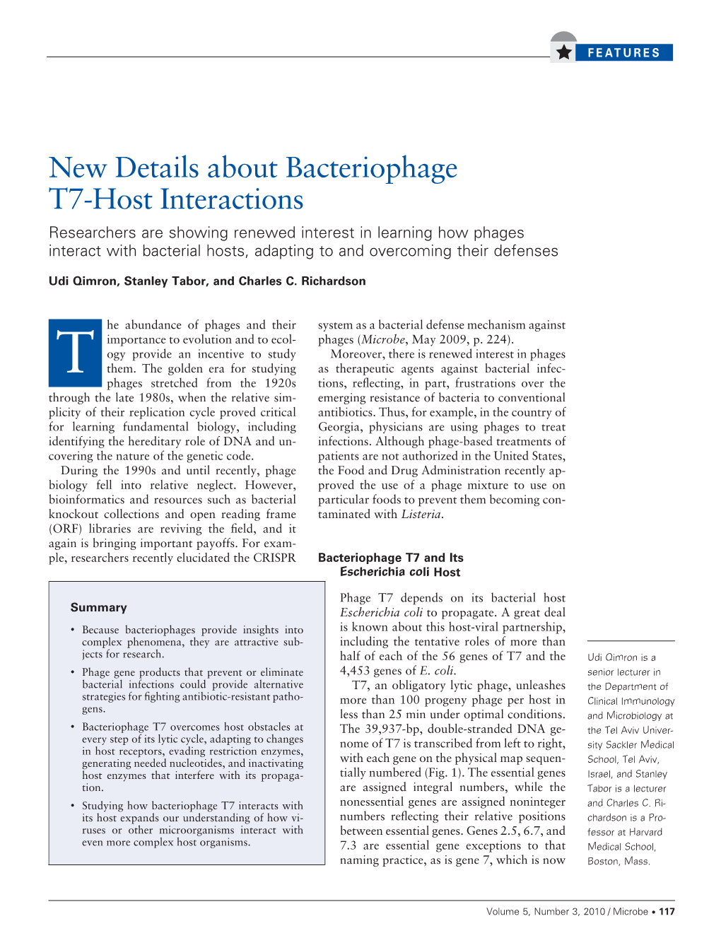 New Details About Bacteriophage T7-Host Interactions