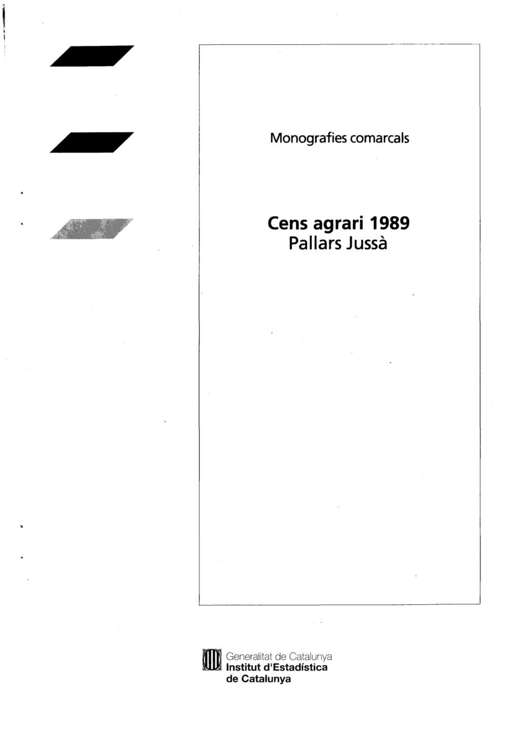 Cens Agrari 1989 Pallars Jussà