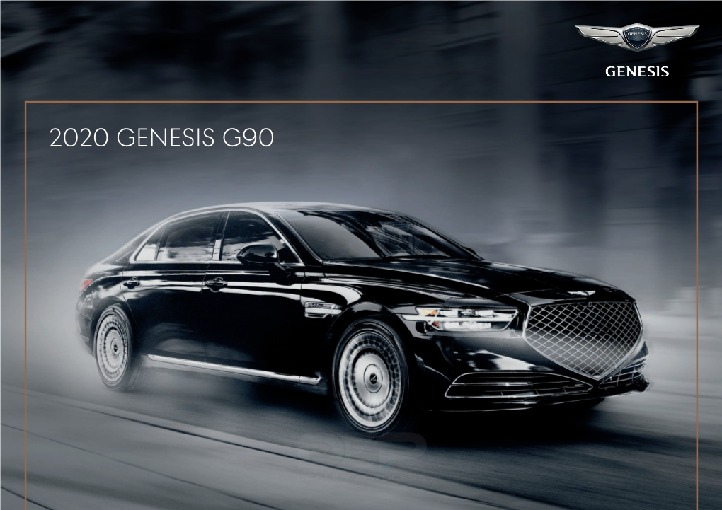 2020 Genesis G90 Welcome to Genesis