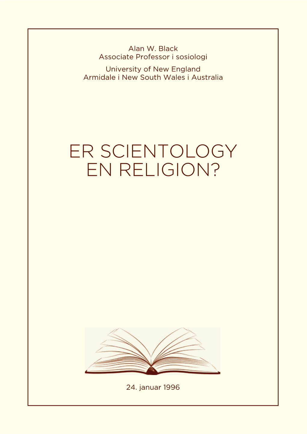 Er Scientology En Religion?