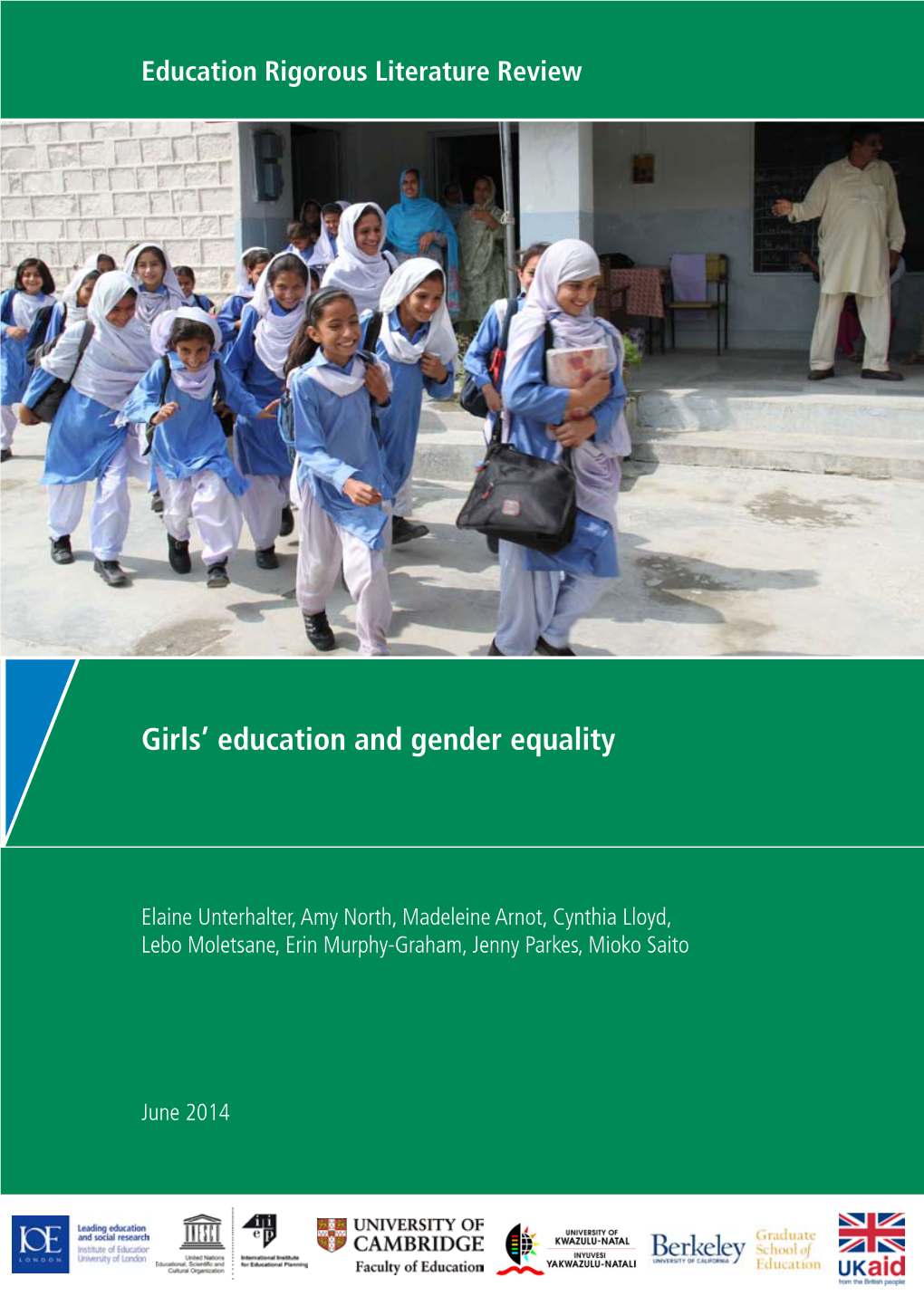 Interventions to Enhance Girls' Education and Gender Equality