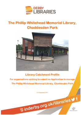The Phillip Whitehead Memorial Library, Chaddesden Park