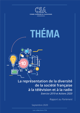 Rapport Au Parlement Relatif À La Représentation De La Diversité De La Société Française À La