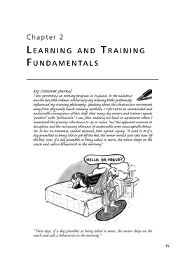 Chapter 2 LEARNING and TRAINING FUNDAMENTALS
