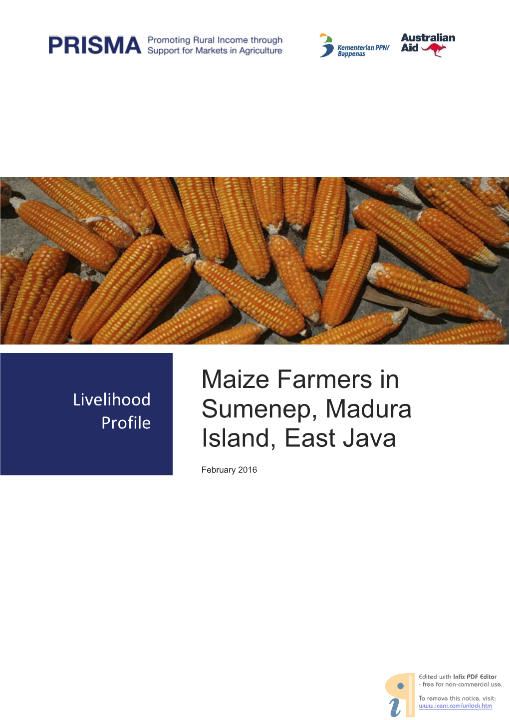 Maize Farmers in Sumenep, Madura Island, East Java – February 2016