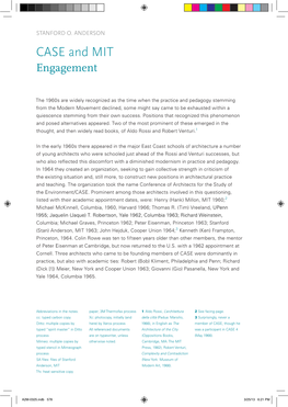 CASE and MIT Engagement