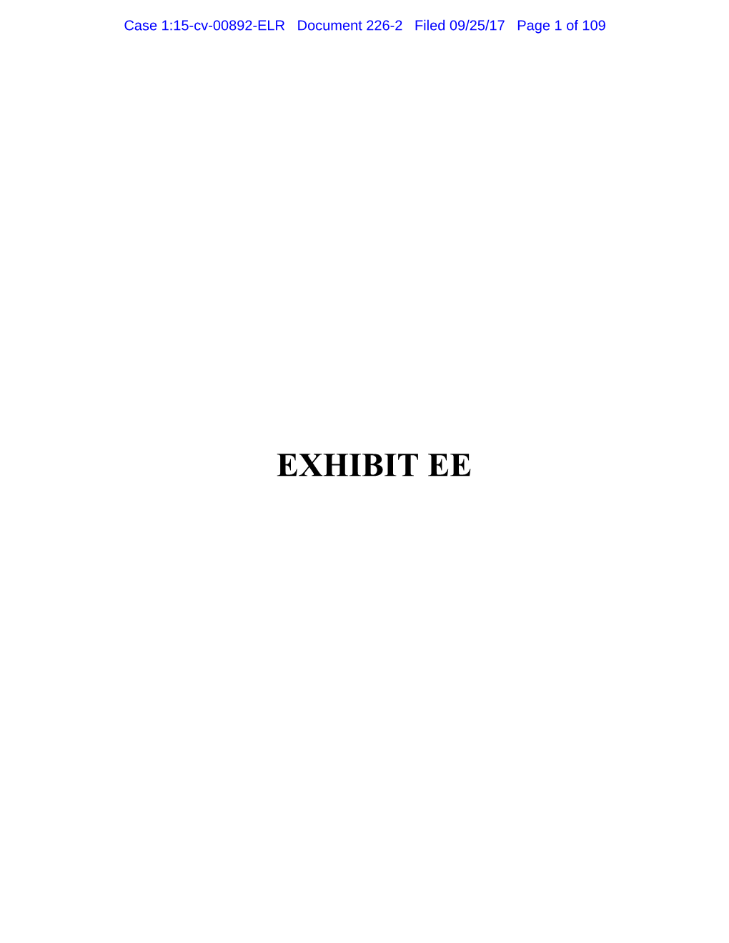 EXHIBIT EE Case 1:15-Cv-00892-ELR Document 226-2 Filed 09/25/17 Page 2 of 109 US008183288B2