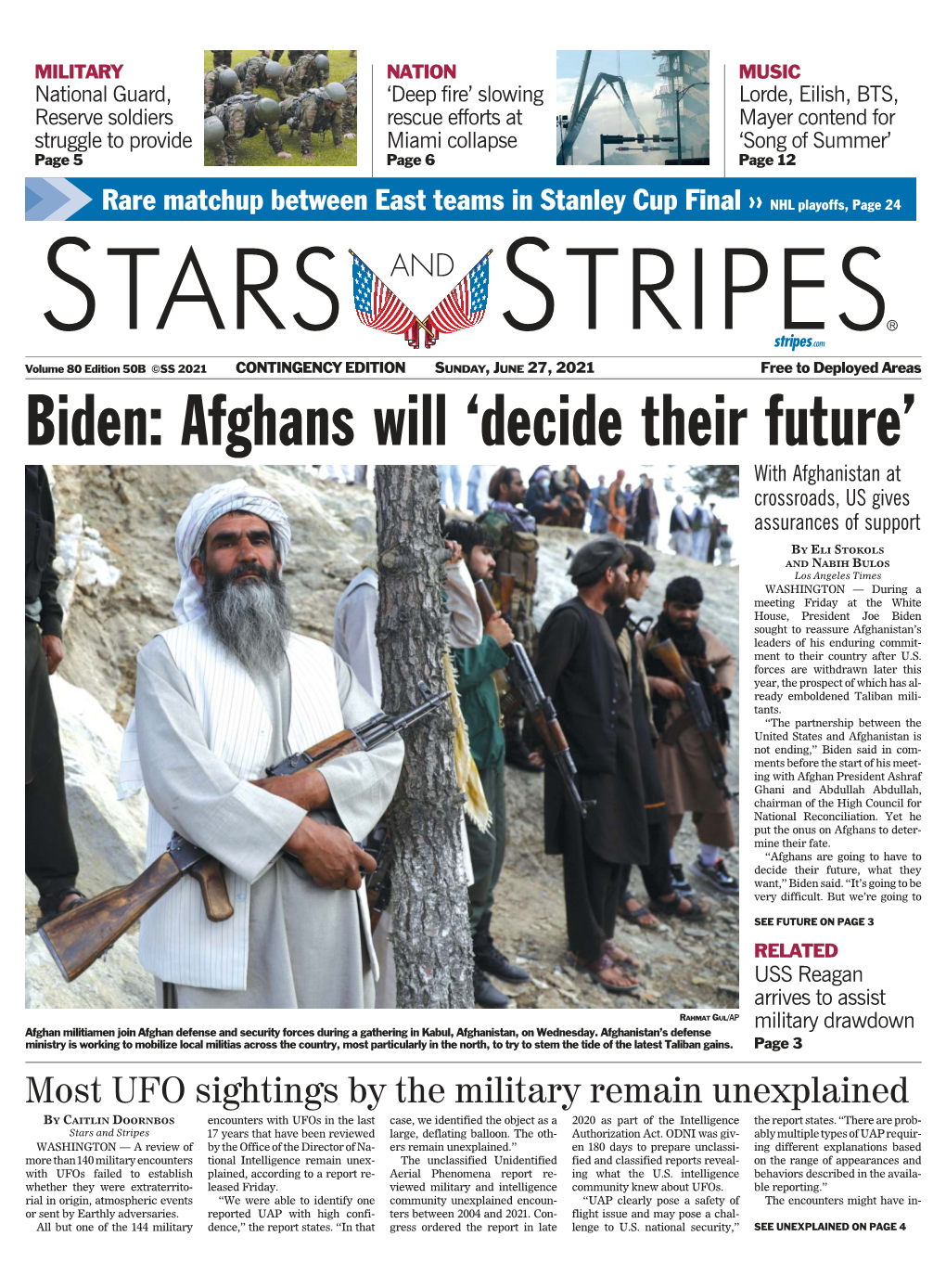 Biden: Afghans Will ‘Decide Their Future’ with Afghanistan at Crossroads, US Gives Assurances of Support
