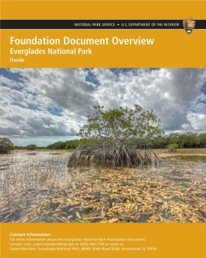 Foundation Document Overview, Everglades National Park, Florida