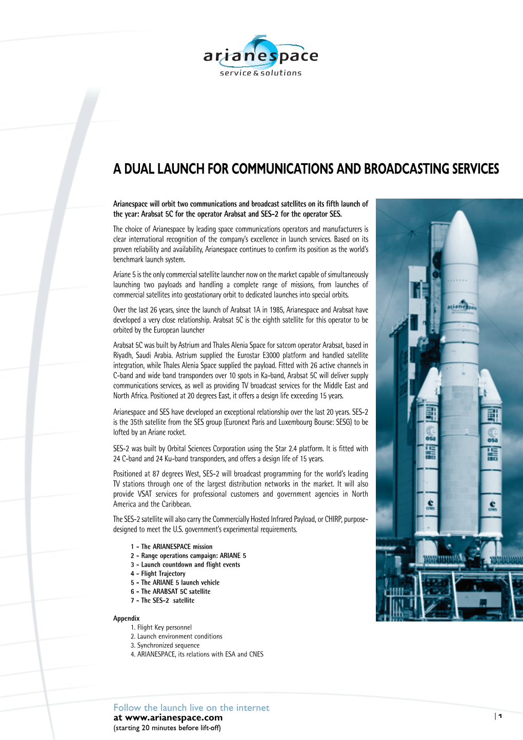 Arabsat 5C & Ses-2