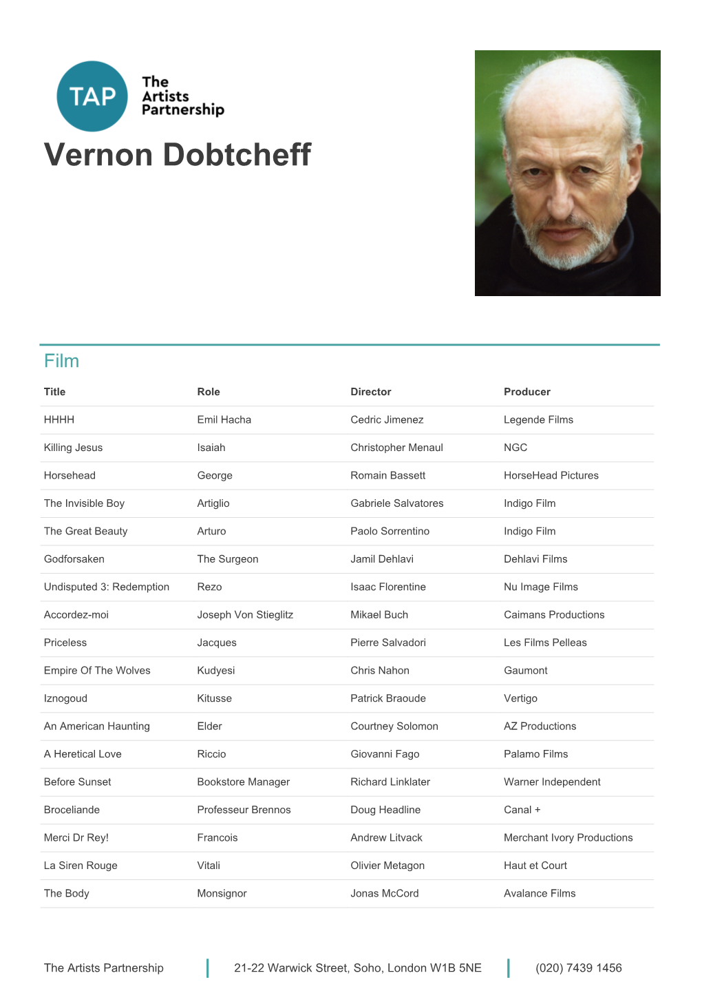 Vernon Dobtcheff