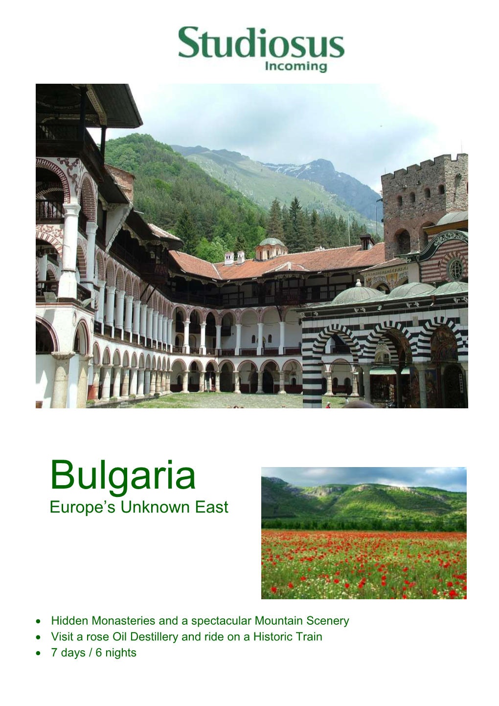 Bulgaria Europe’S Unknown East