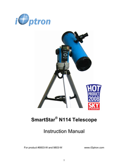 Smartstar N114 Telescope Instruction Manual