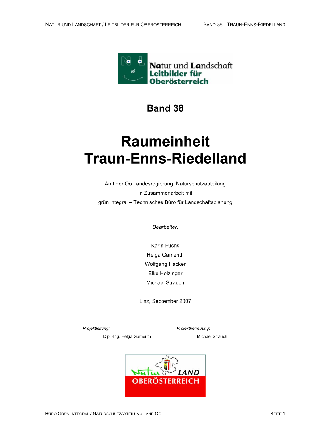 Raumeinheit Traun-Enns-Riedelland