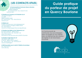 Guide Pratique Du Porteur De Projet En Quercy Bouriane