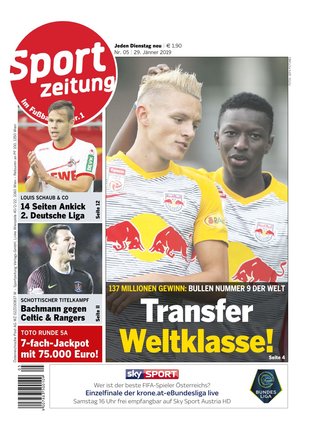 Transfer Weltklasse!