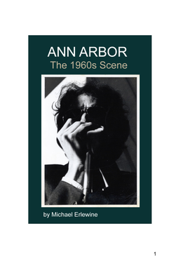 ANN ARBOR the Sixties Scene by Michael Erlewine
