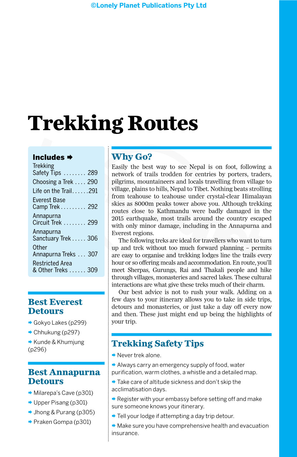 Trekking Routes