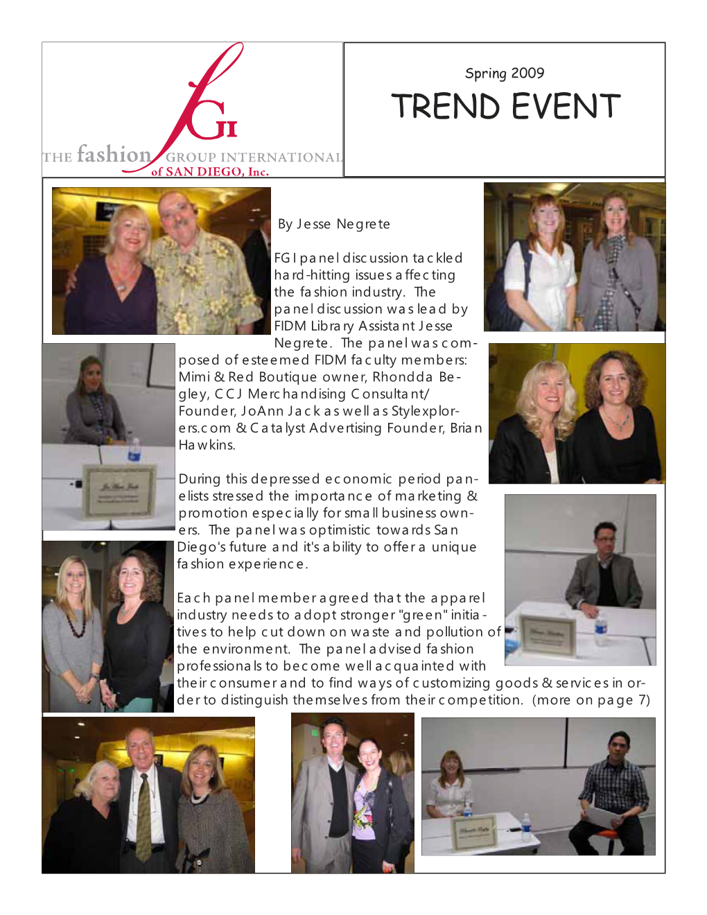 Fgi Newsletter Spring 09