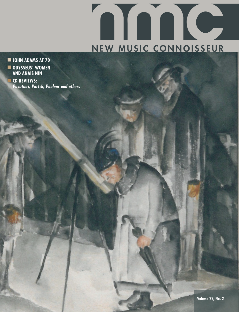 For New Music Connoisseur, Vol. 22, No. 2