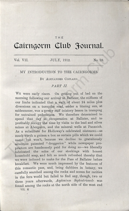 The Cairngorm Club Journal 039, 1912