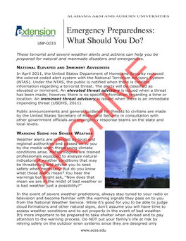 Emergency Preparedness: What Should You