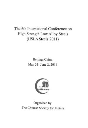 HSLA Steels'2011)