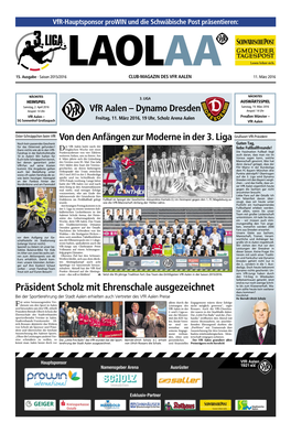 Vfr Aalen Gegen Dynamo Dresden