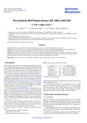 The Massive Wolf-Rayet Binary LSS 1964 (=WR 29) II