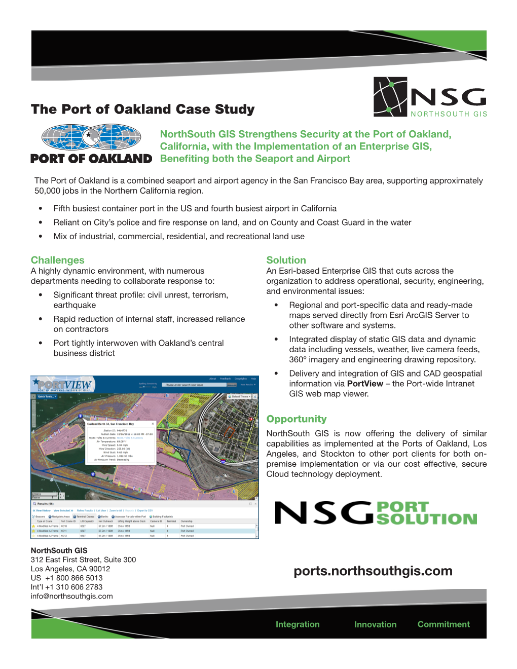 The Port of Oakland Case Study