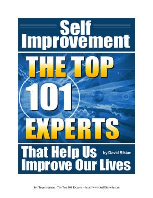 The Top 101 Experts That Help Us Improve Our Lives – by David Riklan