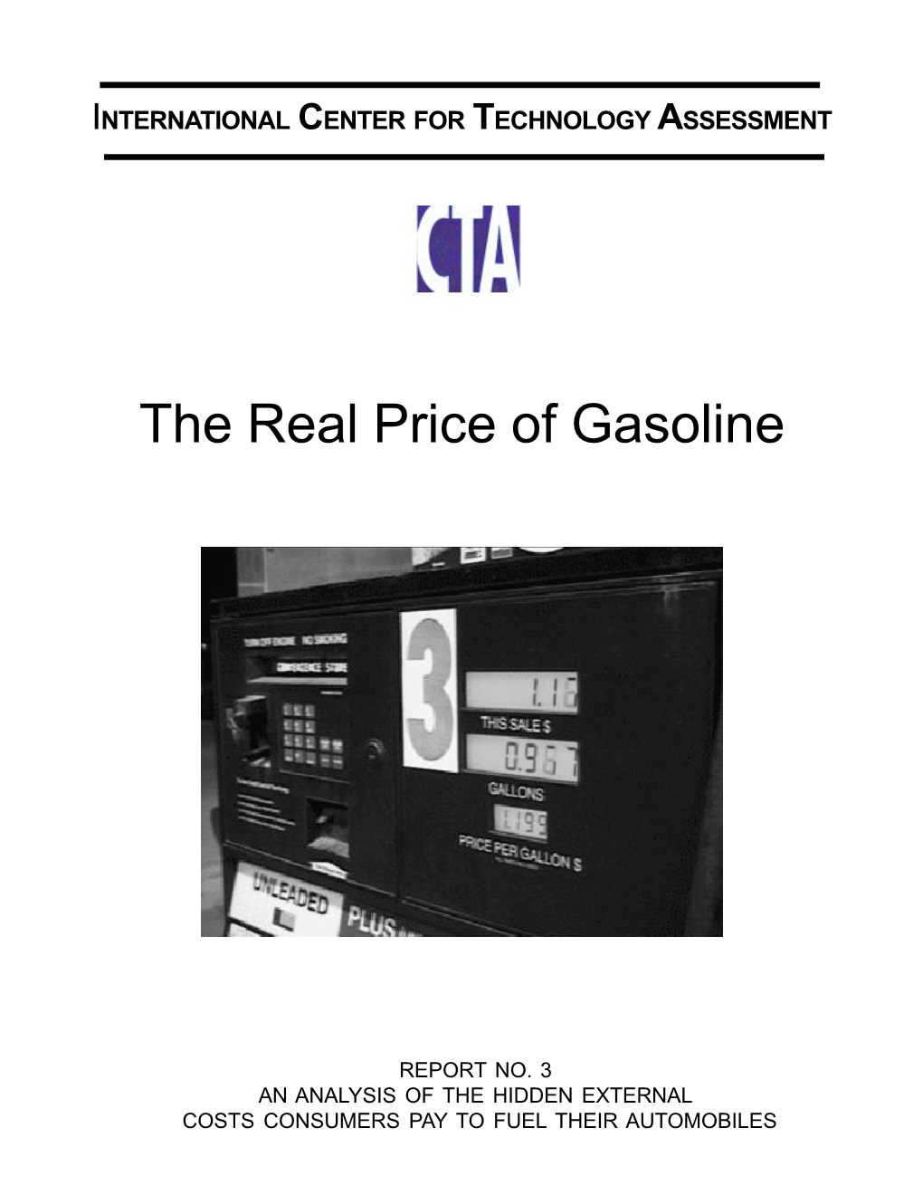 The Real Price of Gasoline