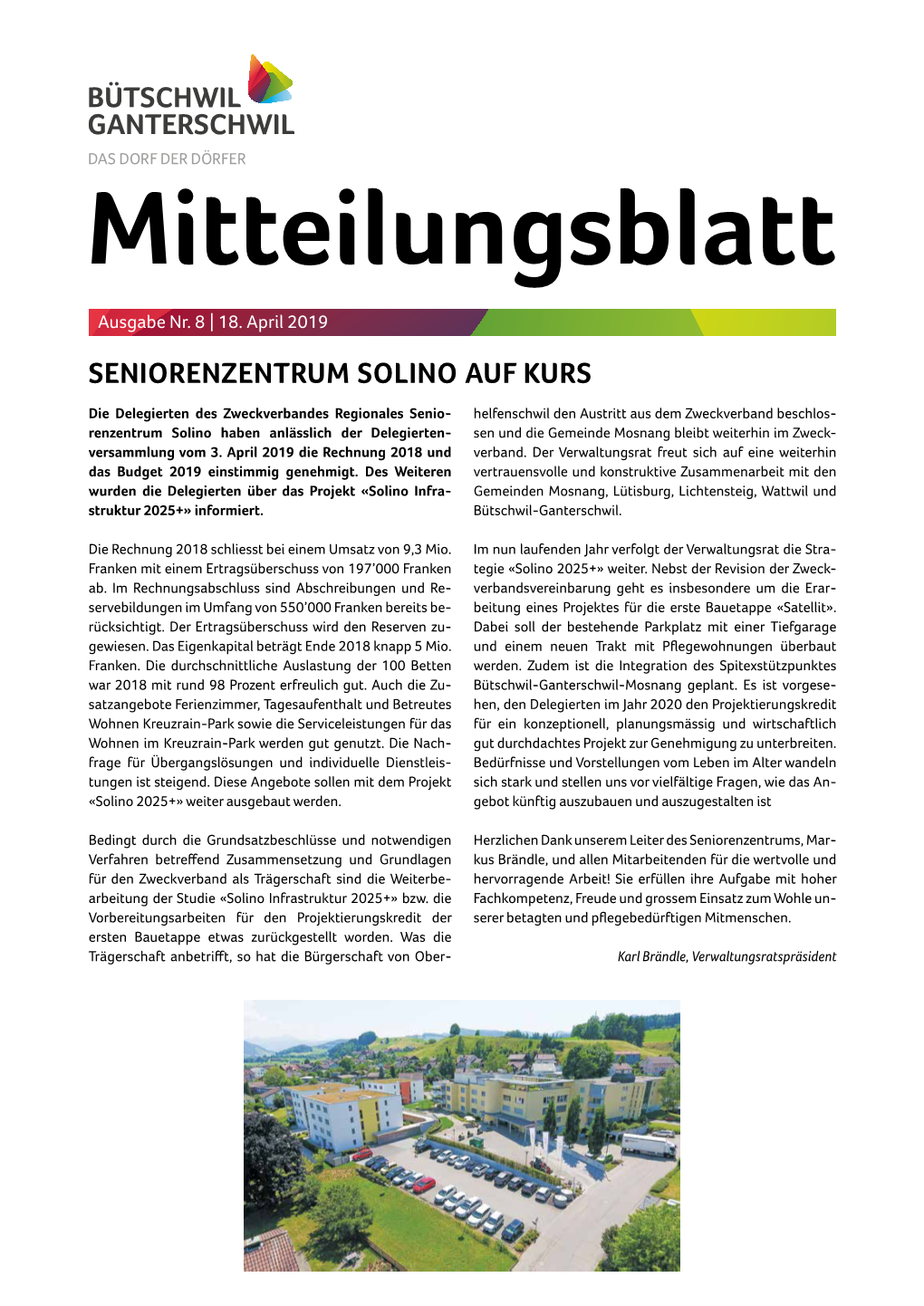 Mitteilungsblatt Nr. 8 [Pdf, 2.9