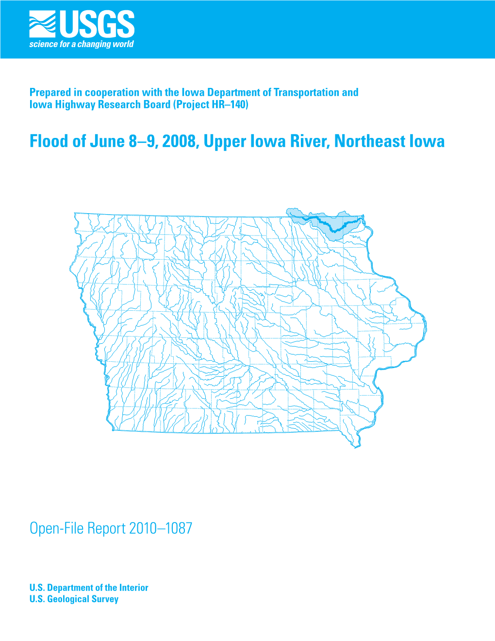 Flood of June 8–9, 2008, Upper Iowa River, Northeast Iowa