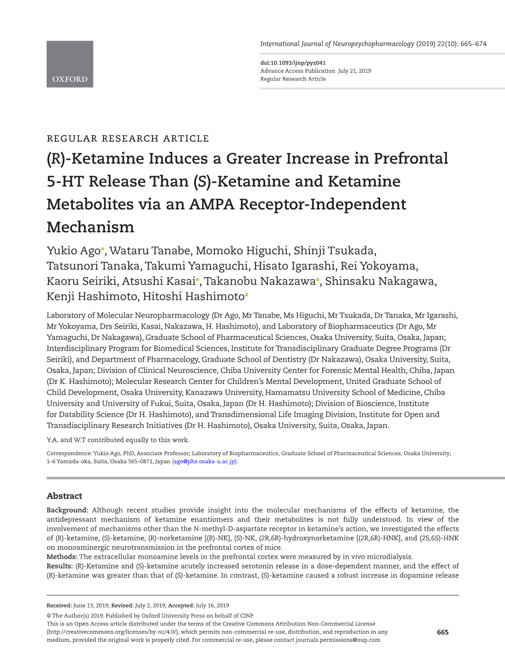 (R)-Ketamine Induces a Greater Increase In